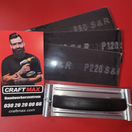 CRAFTMAX-Trockenbau-Handschleifer-Schleifgitter-Testsieger