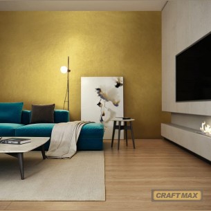 CRAFTMAX-Wandfarbe-Gold-Metallic-Effekt-im-Innenbereich- 2
