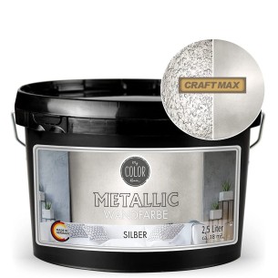 CRAFTMAX-Wandfarbe-Silber-Metallic-Effekt-im-Innenbereich-