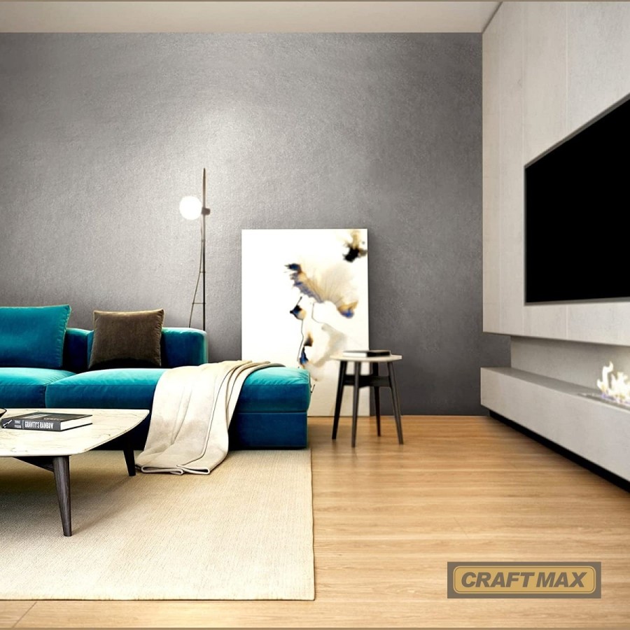 CRAFTMAX-Wandfarbe-silber-Metallic-Effekt-Versace