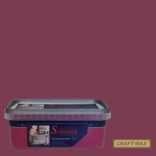 CRAFTMAX-Einfach-Schoener-Farbwelten-Wandfarbe-bordeaux-rot-matt-1-L