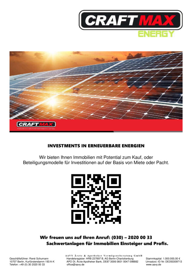 CRAFTMAX-Energy-Photovoltaikflaechen