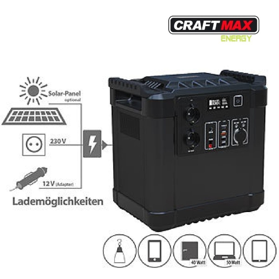 CRAFTMAX-mobile-Powerstation-1.456-Wh-Stromspeicher-Solargenerator-2000W-2