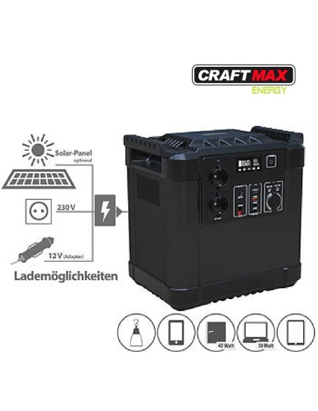 CRAFTMAX-mobile-Powerstation-1.456-Wh-Stromspeicher-Solargenerator-2000W-2