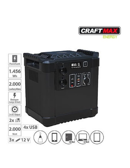 CRAFTMAX-mobile-Powerstation-1.456-Wh-Stromspeicher-Solargenerator-2000W-3