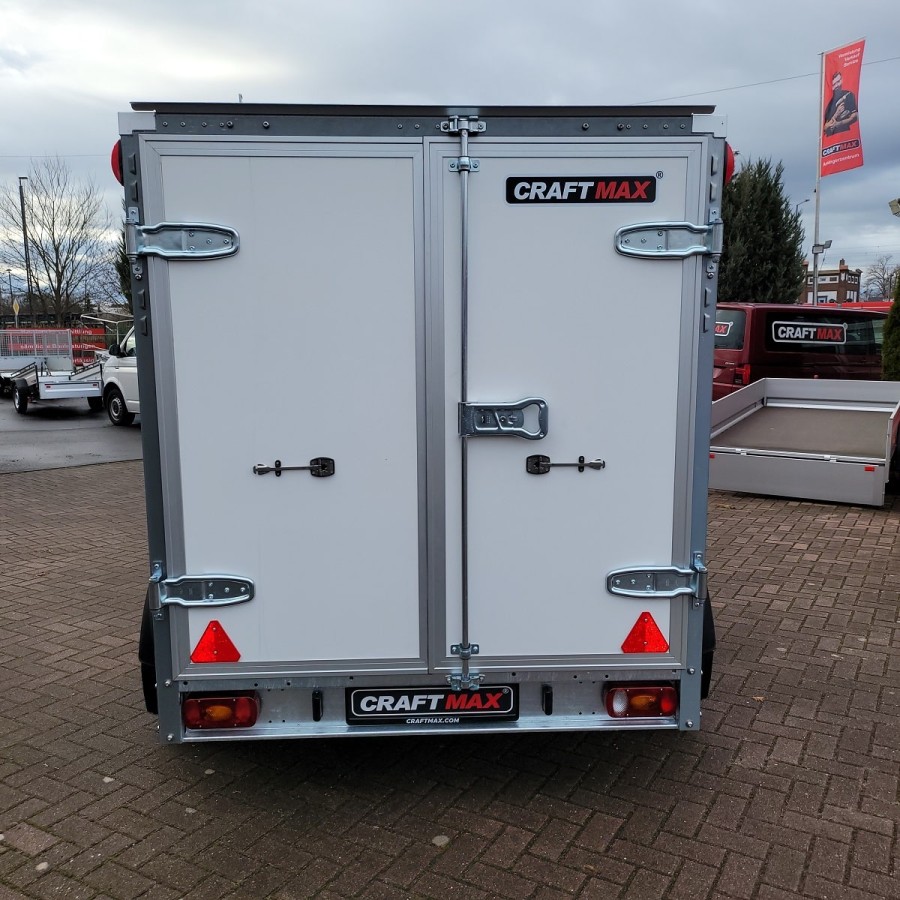 CRAFTMAX-P-BOX-Plywood-Kofferanhaenger-gebremst-2000kg-2-Fluegeltueren-427×206×211cm-2