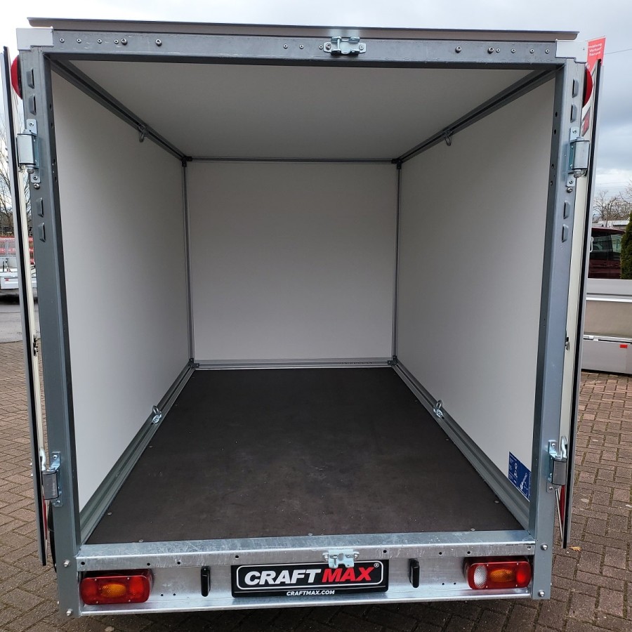 CRAFTMAX-P-BOX-Plywood-Kofferanhaenger-gebremst-2000kg-2-Fluegeltueren-427×206×211cm-3