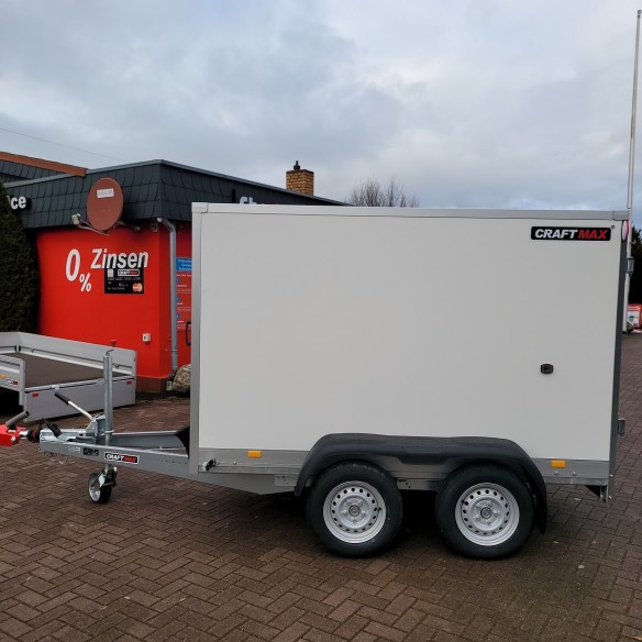 CRAFTMAX-Plywood-2700kg-Kofferanhaenger-Fluegeltueren-3.05×1.87×1-3