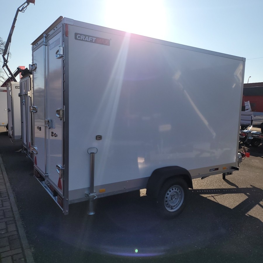 CRAFTMAX-P-BOX-Kofferanhaenger-GFK-gebremst-1300kg-2-Fluegeltueren-305×157×184cm-9-1