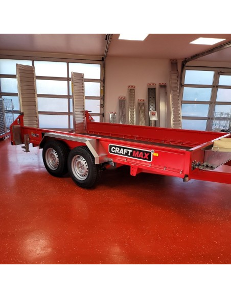 CRAFTMAX-MEGA-Baumaschinentransporter-3.5t-Schaufelauflage-schwenkbaren-Auffahrrampen-2730kg-Nutzlast-1