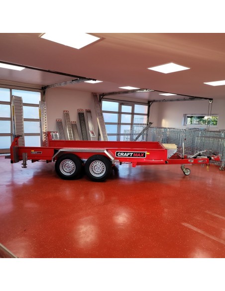 CRAFTMAX-MEGA-Baumaschinentransporter-3500Kg-Schaufelauflage-schwenkbaren-Auffahrrampen-2730kg-Nutzlast-1