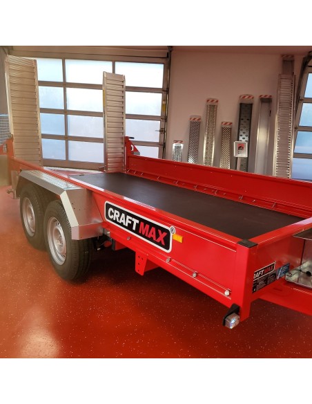 CRAFTMAX-MEGA-Baumaschinentransporter-3.5t-Schaufelauflage-schwenkbaren-Auffahrrampen-2730kg-Nutzlast-3