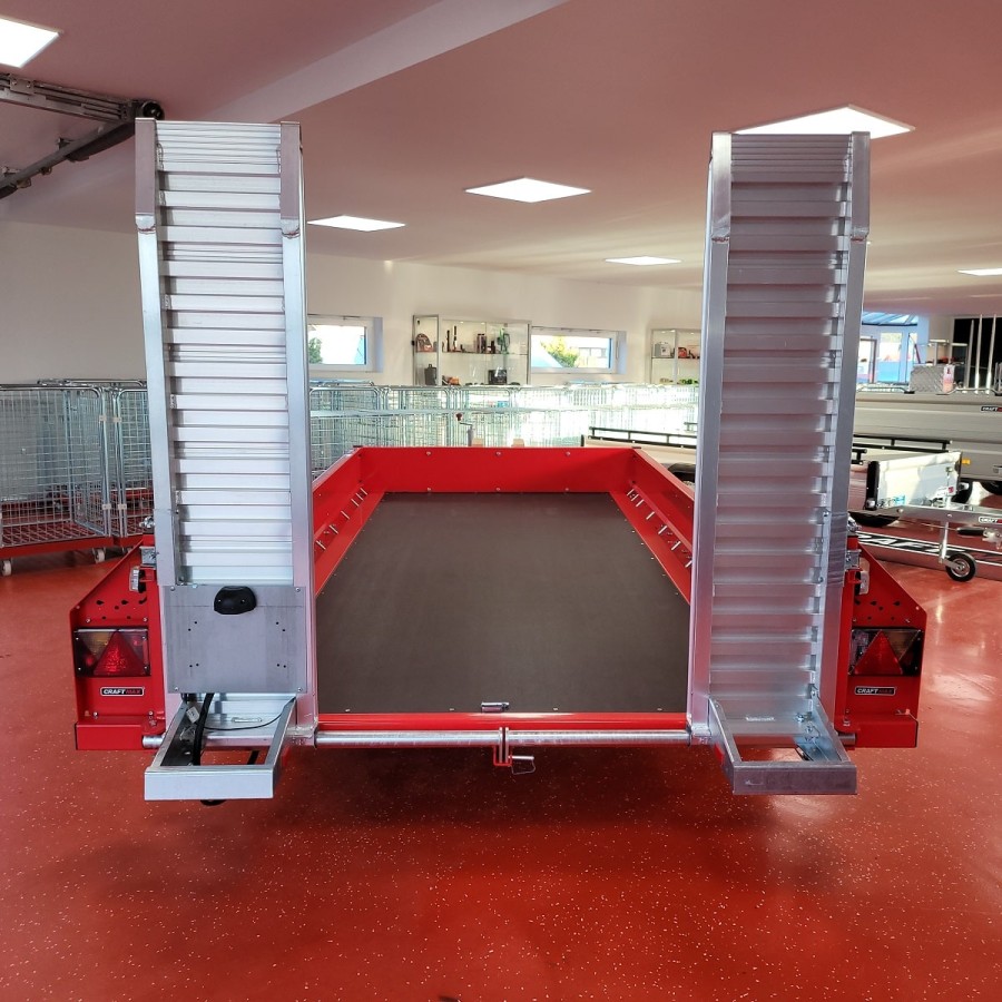 CRAFTMAX-MEGA-Baumaschinentransporter-3500Kg-Schaufelauflage-schwenkbaren-Auffahrrampen-2730kg-Nutzlast-13