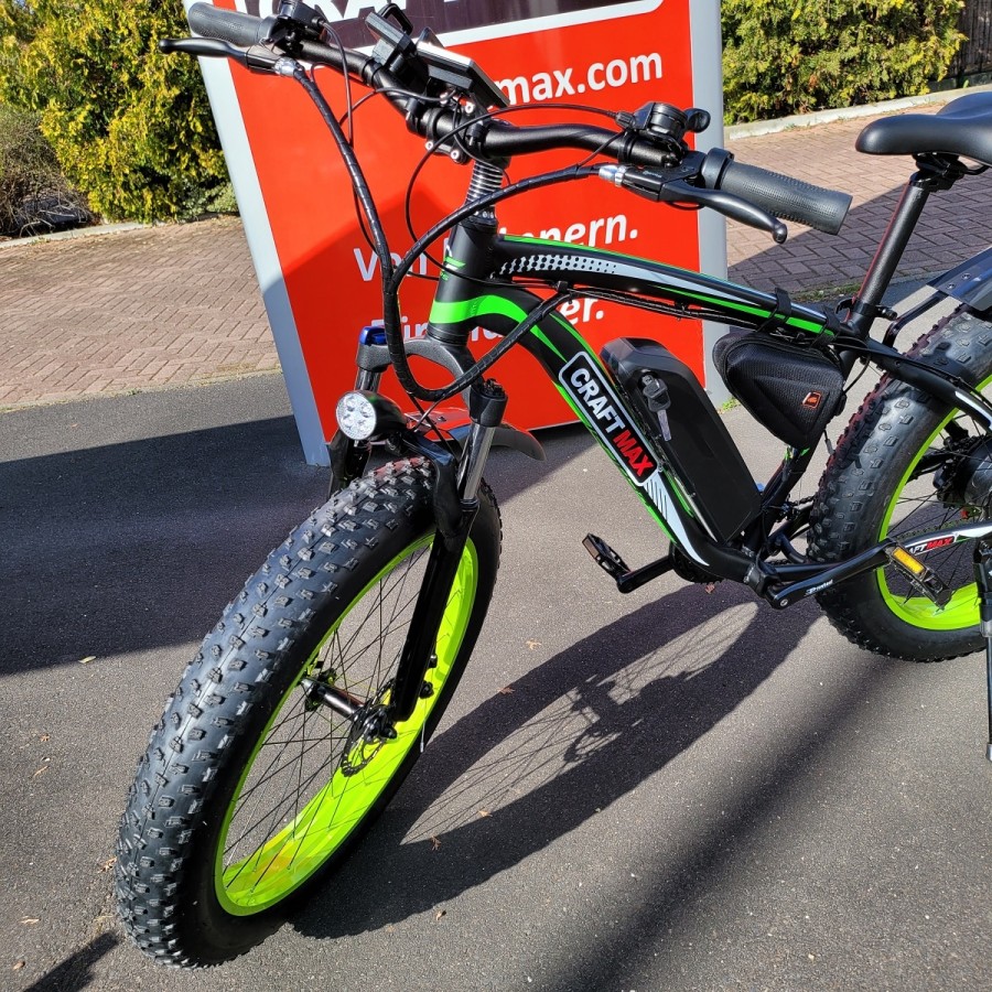 CRAFTMAX-fatboy-Elektrofahrrad-Mountainbike-26Zoll-E-Bike-48V-17Ah1000W-Lithium-Akku-Shimano-21-Gang-Vollfederung-hydraulische-S