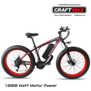CRAFTMAX-fatboy-Elektrofahrrad-Mountainbike-26-E-Bike-48V-17Ah1000W-Lithium-rot-schwarz-1 2