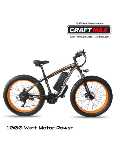 CRAFTMAX-fatboy-Elektrofahrrad-Mountainbike-26-E-Bike-48V-17Ah1000W-Lithium-orange-schwarz-1