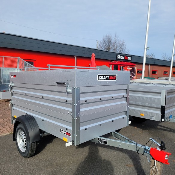 CRAFTMAX-V-Serie-750kg-Kastenanhaenger-inkl.-Bordwandaufsatz-u.-Deckel-2.01×1.08x0-2