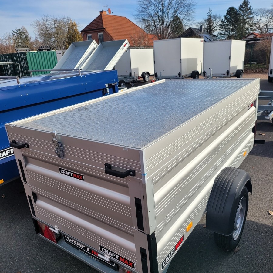 CRAFTMAX-SMART-750kg-ALU-Kastenanhaenger-2.Bordwand-Deckel-2.10x1.10x0-2