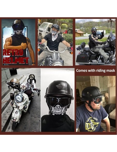CRAFTMAX-dirty-Leder-Retro-Motorrad-Halbhelm-Schnellverschluss-coole-Brille-black-brown-6