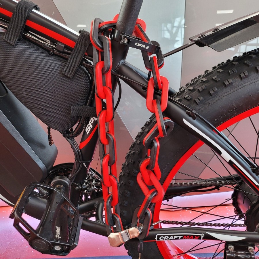 CRAFTMAX-SuperSteel-Panzerkettenschloss-Fahrradschloss-rot-1