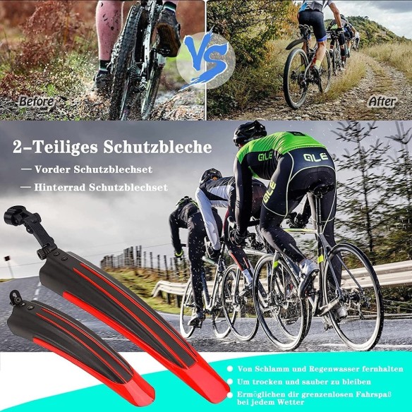 CRAFTMAX-nodirty-Schutzblech-Set-fFahrrad-Fat-Bike-Mountainbike-20-26-Zoll-rot-3