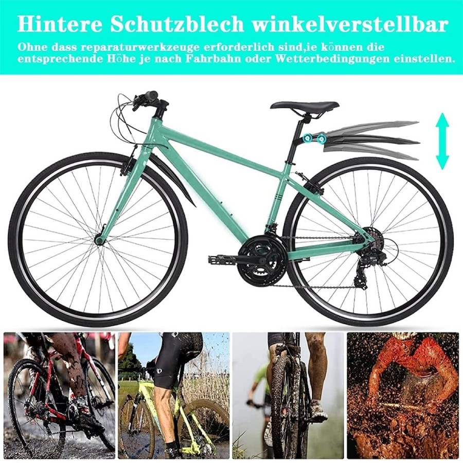 CRAFTMAX-nodirty-Schutzblech-Set-fFahrrad-Fat-Bike-Mountainbike-20-26-Zoll-rot-5