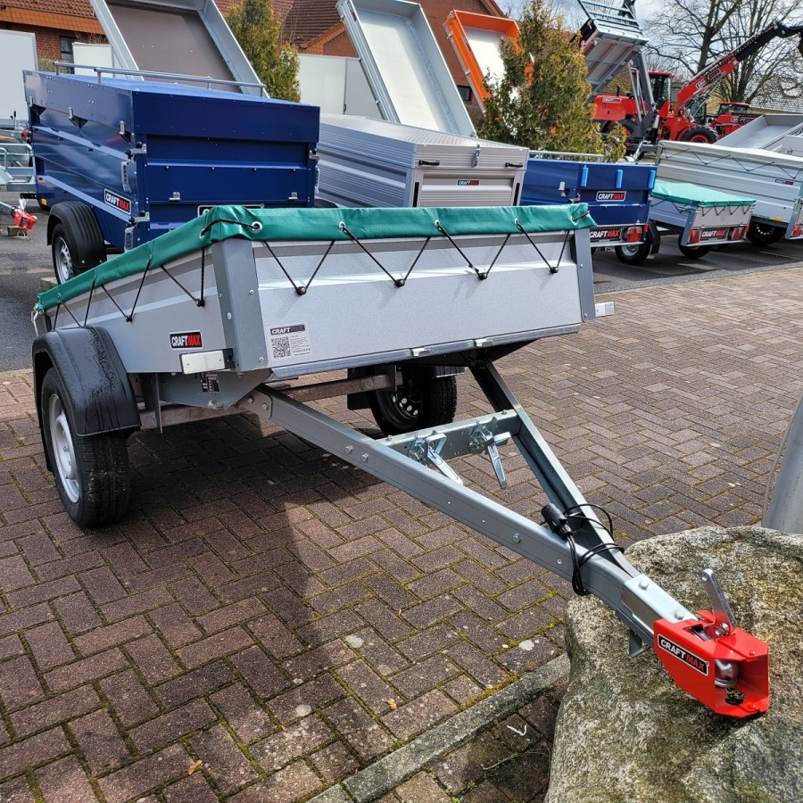 CRAFTMAX-V-Serie-750-Kastenanhaenger-mit-Kippdeichsel-201x108m-Plane-gruen-6