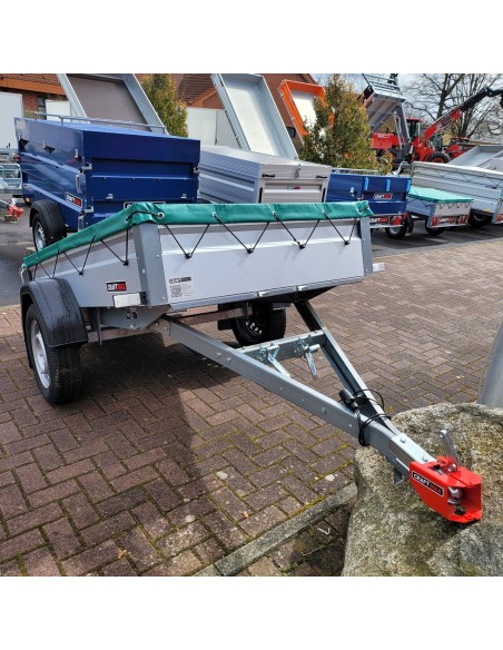 CRAFTMAX-V-Serie-750-Kastenanhaenger-mit-Kippdeichsel-201x108m-Plane-gruen-6