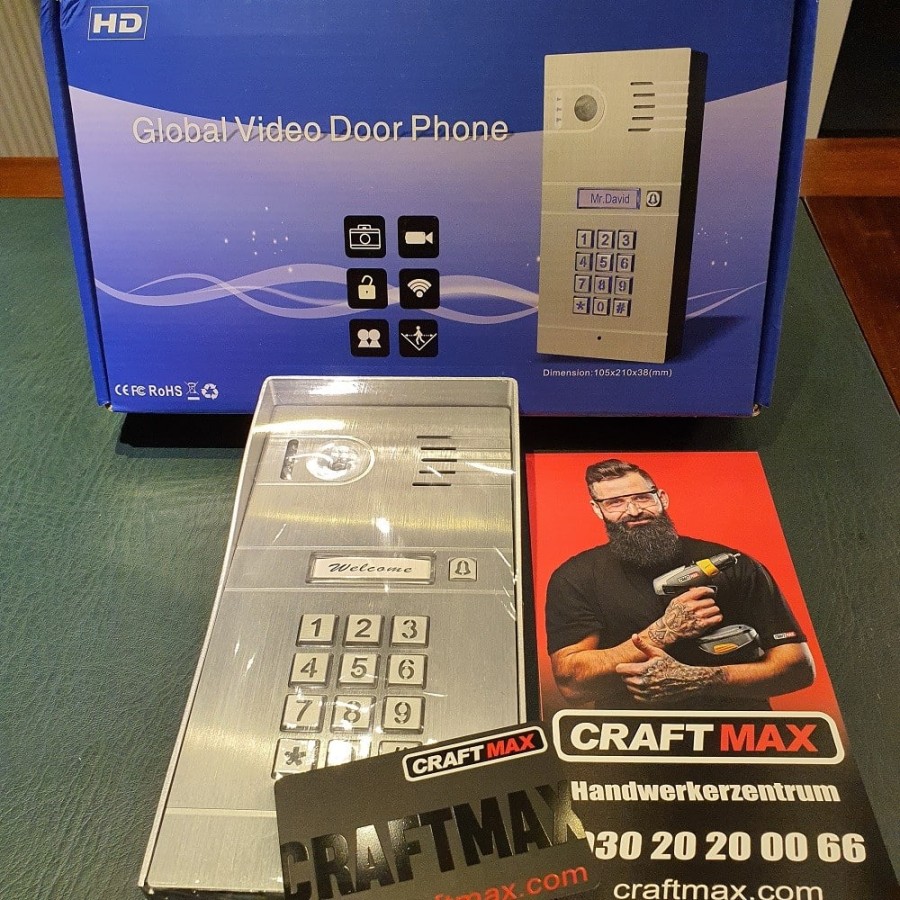 CRAFTMAX-Video-Tuersprechanlage-Alu-Gehaeuse-W-Lan-app-phone-App-2