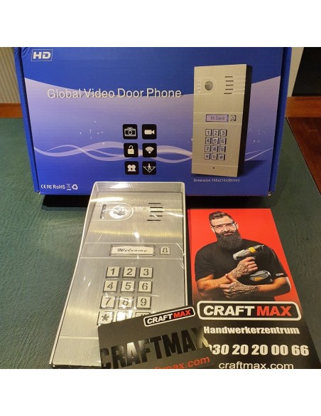 CRAFTMAX-Video-Tuersprechanlage-Alu-Gehaeuse-W-Lan-app-phone-App-2
