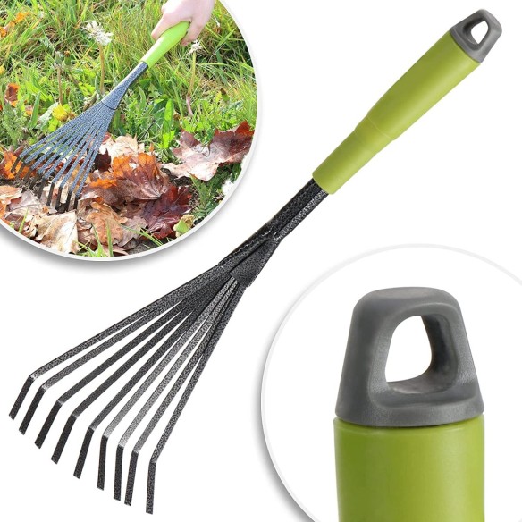McFARMER-Blumenliebhaber-Doppelhacke-Kleingrubber-Fugenkratzer-Handrechen-Blumenkelle-2