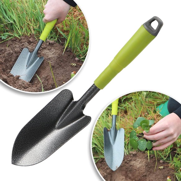 McFARMER-Blumenliebhaber-Doppelhacke-Kleingrubber-Fugenkratzer-Handrechen-Blumenkelle-3