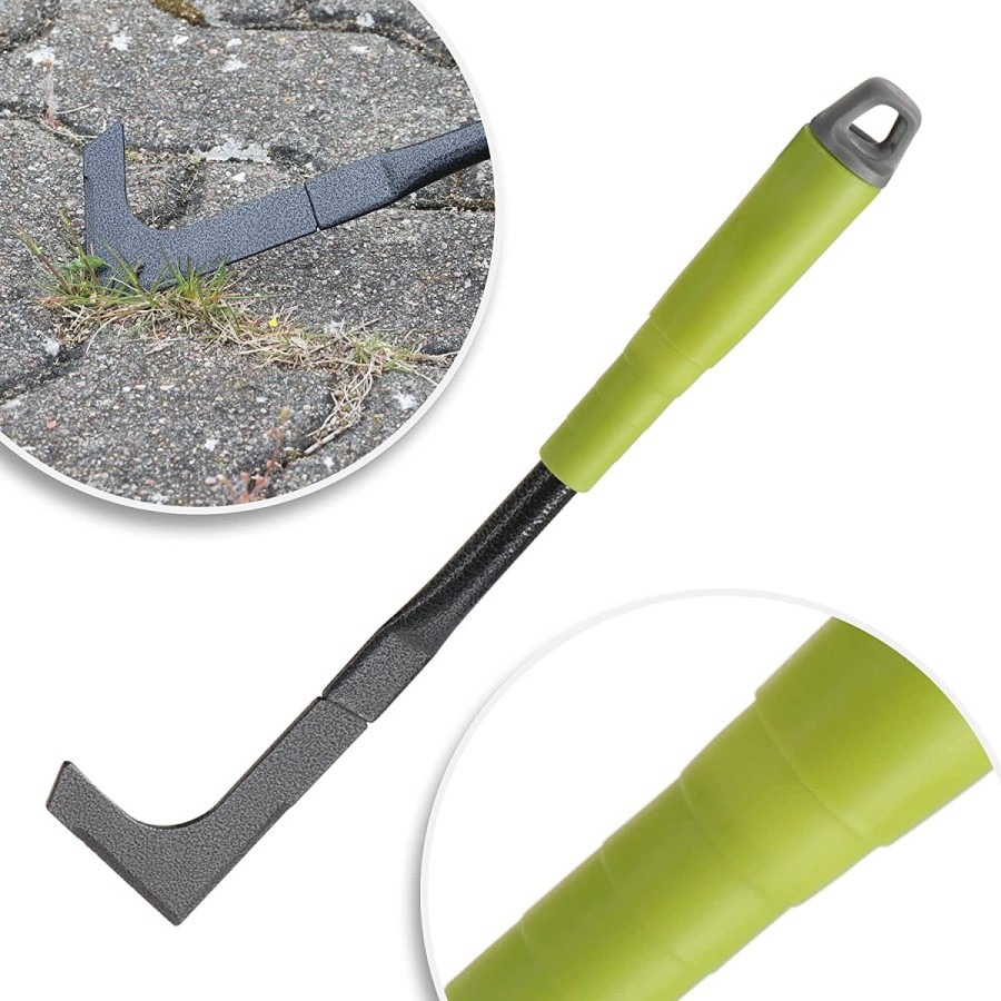 McFARMER-Blumenliebhaber-Doppelhacke-Kleingrubber-Fugenkratzer-Handrechen-Blumenkelle-4