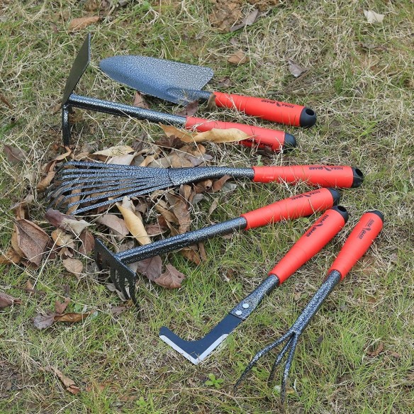 CRAFTMAX-FloraGuard-6-teiliges-Set-Gartengeraete-Gartenwerkzeug-rot-3