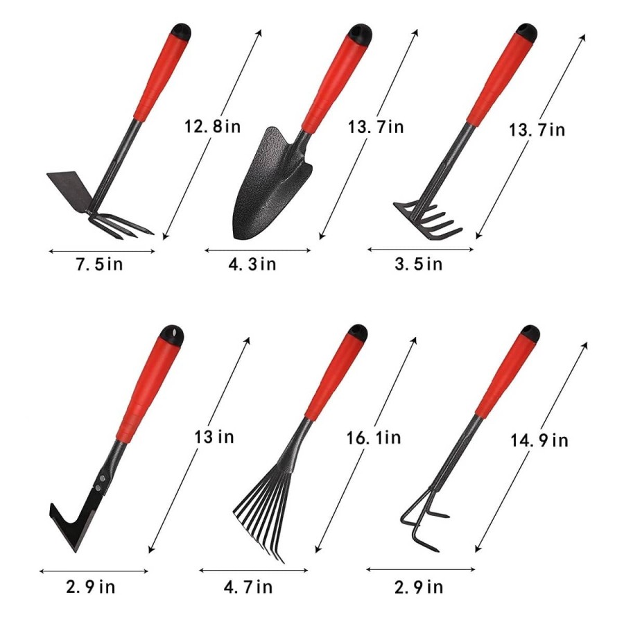 CRAFTMAX-FloraGuard-6-teiliges-Set-Gartengeraete-Gartenwerkzeug-rot-5