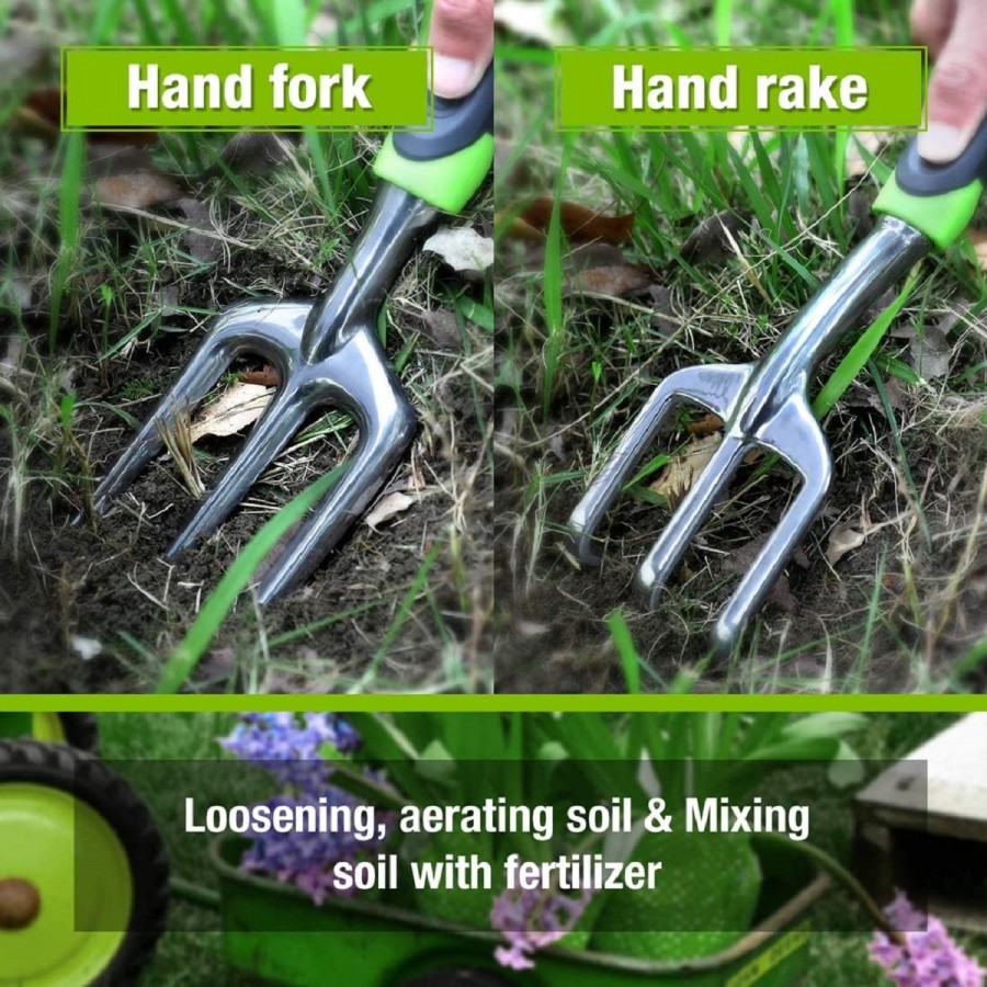 McFARMER-5-teiliges-Set-Gartenwerkzeug-aus-Aluminium-gruen-5