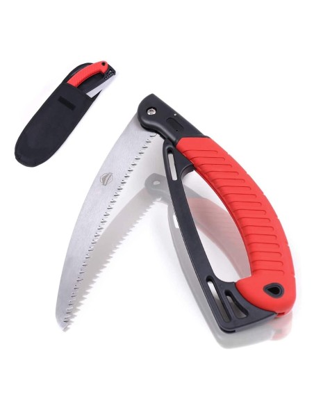 CRAFTMAX-Multifunktions-Astsaege-klappbar-scharfe-Klingen-BI-Metall-24cm-Saegeblatt-rot-1