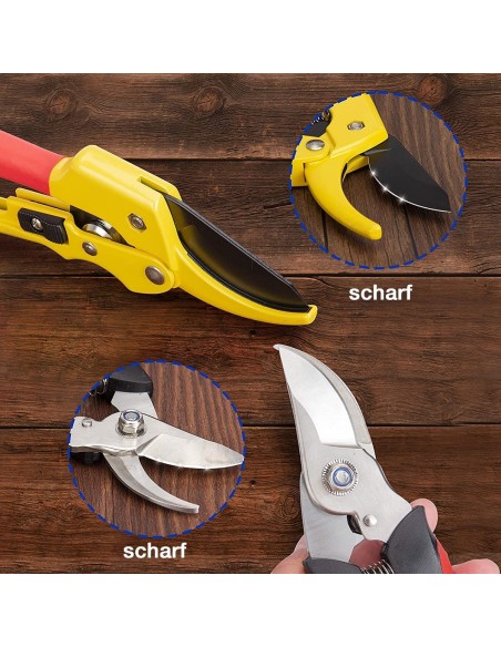 Set-Gartenschere-Rosenschere-Edelstahl-Baumschere-Bypass-Schere-4