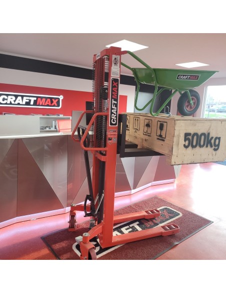 CRAFTMAX-Hydraulischer-Lift-manuell-Hubhoehe-1610mm-Tragfaehigkeit-500kg-2