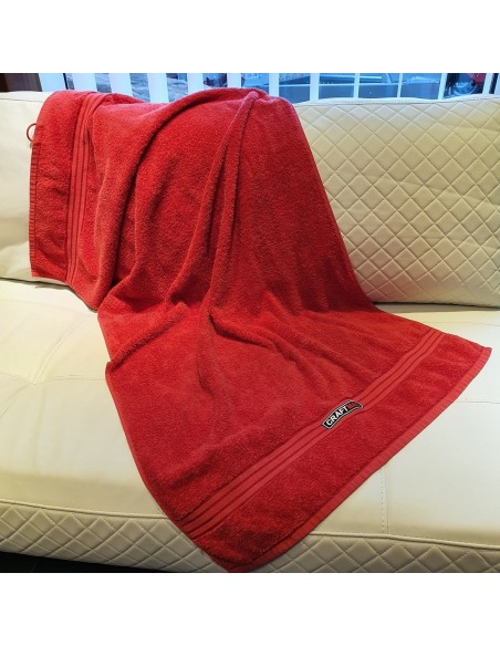 CRAFTMAX-Badehandtuch-Baumwolle-rot-135x70cm-2