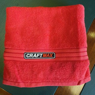 CRAFTMAX-Handtuch-Baumwolle-rot-50x100cm-1 2