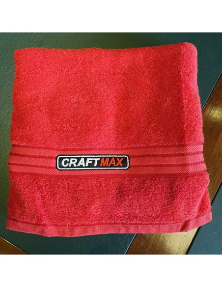 CRAFTMAX-Handtuch-Baumwolle-rot-50x100cm-2