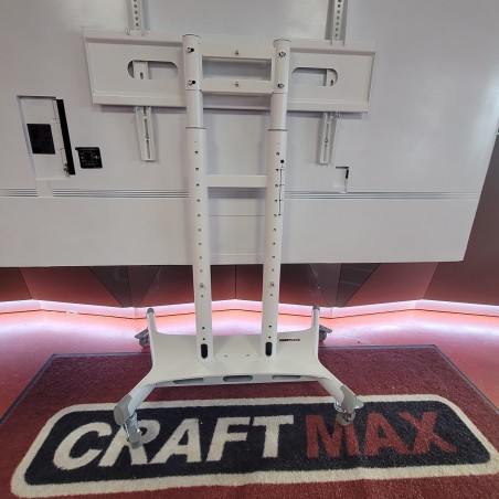 CRAFTMAX-TV-Halter-mit-Rollen-bis-85-Zoll-100-kg-weiss-3