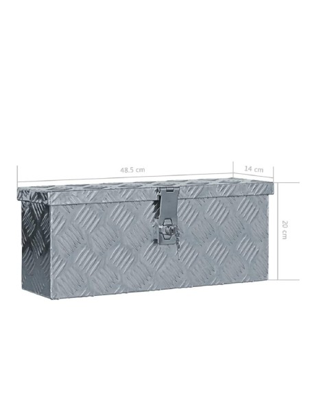 CRAFTMAX-ALU-Transportbox-Verstaukiste-PKW-Anhaenger-485x140x200mm-3