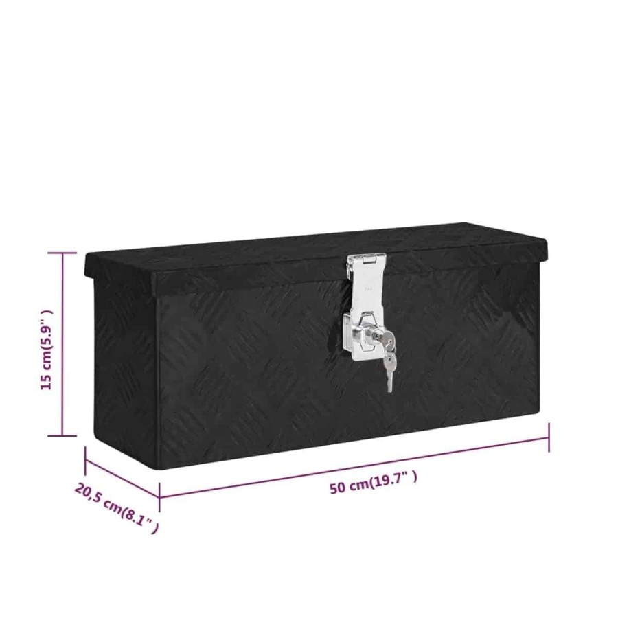 CRAFTMAX-ALU-Transportbox-Verstaukiste-PKW-Anhaenger-500x205x150mm-schwarz-7