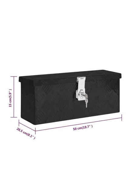 CRAFTMAX-ALU-Transportbox-Verstaukiste-PKW-Anhaenger-500x205x150mm-schwarz-7