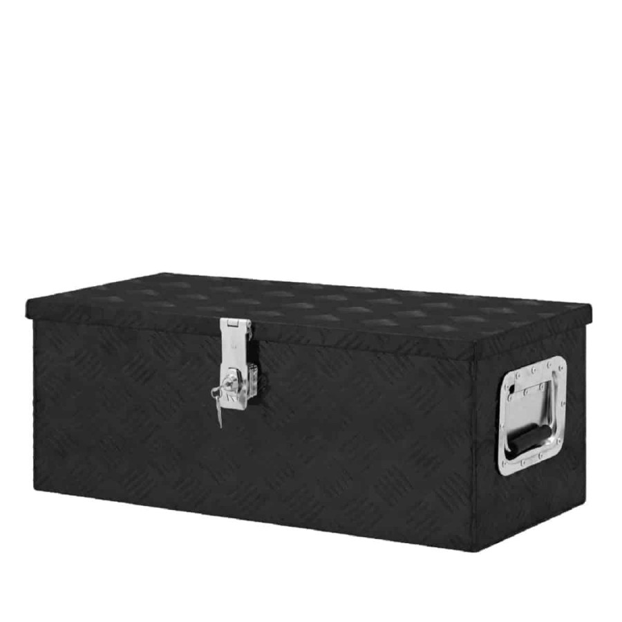 CRAFTMAX-ALU-Transportbox-Verstaukiste-PKW-Anhaenger-Tragegriffen-70x31x27cm-schwarz-1