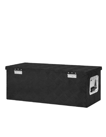 CRAFTMAX-ALU-Transportbox-Verstaukiste-PKW-Anhaenger-Tragegriffen-70x31x27cm-schwarz-4