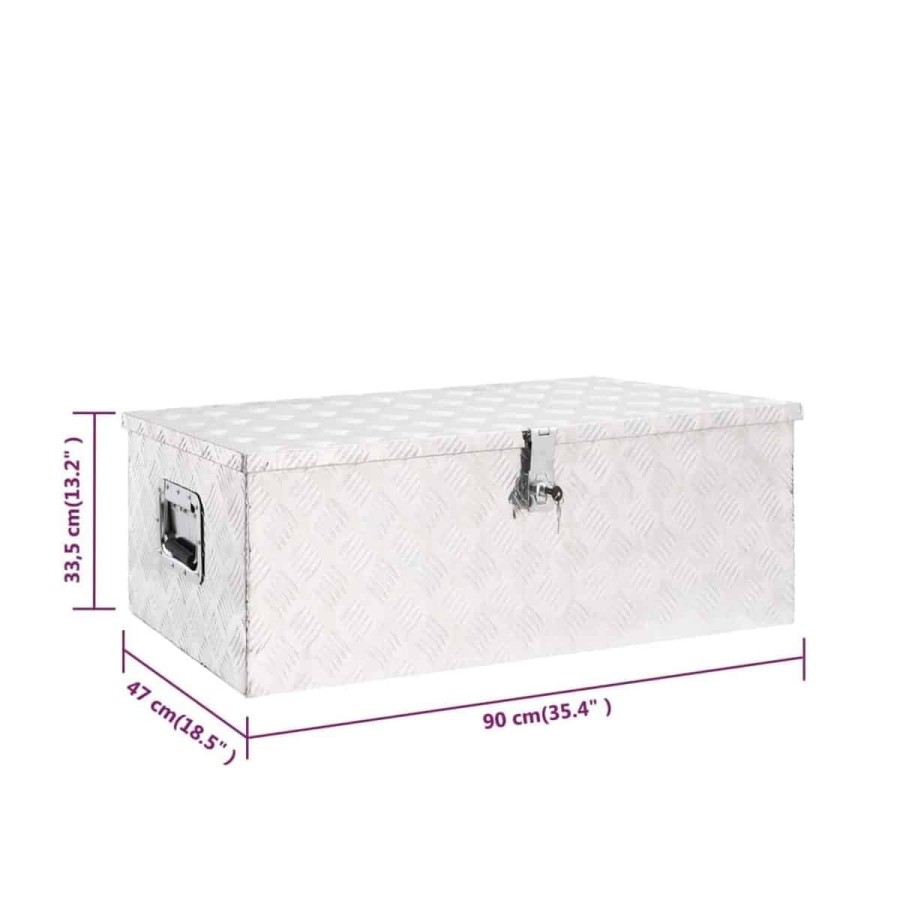 CRAFTMAX-ALU-Transportbox-Anhaenger-Verstaukiste-Tragegriffe-90x47x33cm-2
