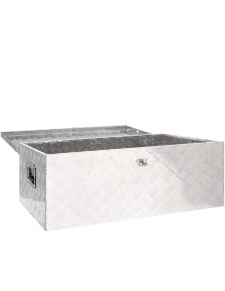 CRAFTMAX-ALU-Transportbox-Anhaenger-Verstaukiste-Tragegriffen-100x-55x37cm-2